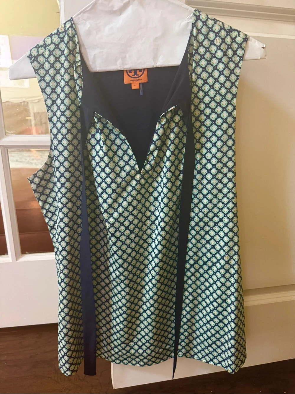 Tory Burch Printed Sleeveless Shirt